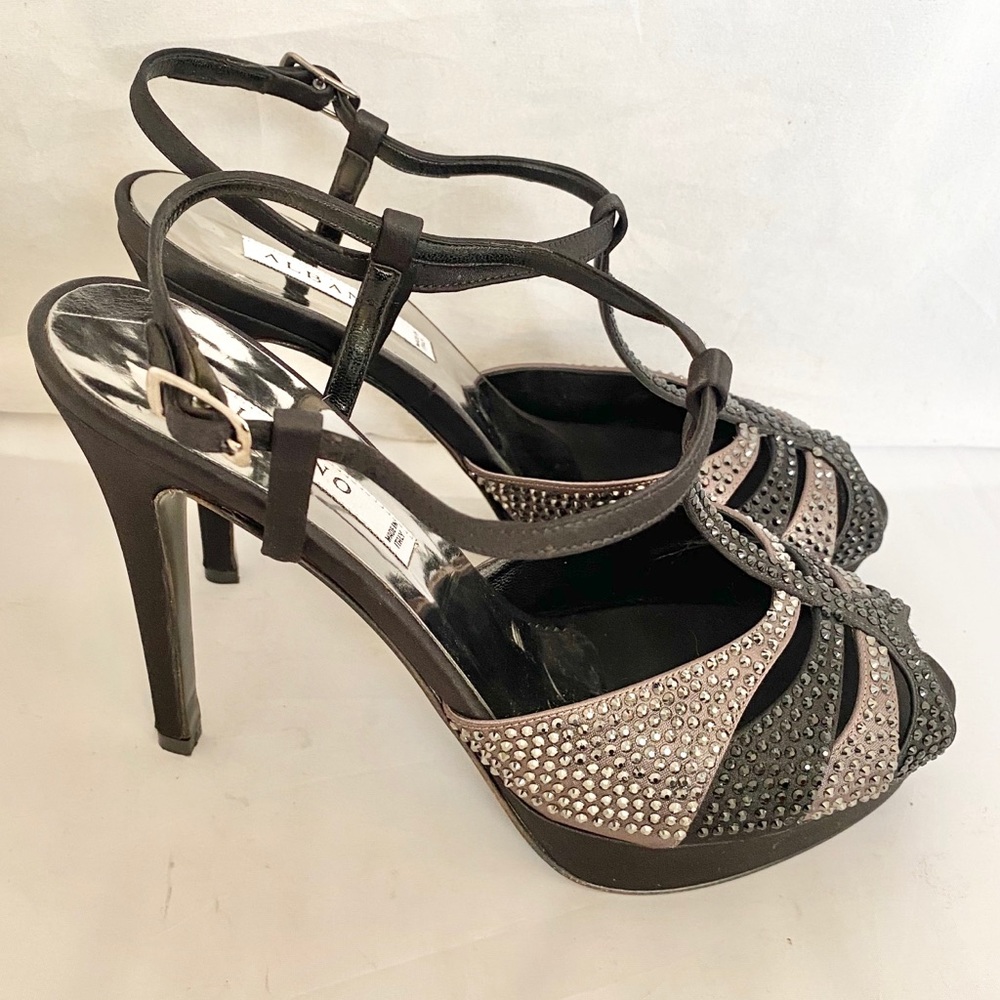 Albano made in Italy platform heel sandal EU39